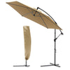 Ampelschirm mit Schutzhülle, Sonnenschirm 300 cm, Khaki - vuunot.com