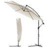Ampelschirm mit Schutzhülle, Sonnenschirm 300cm Beige - vuunot.com