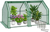Mini Gewächshaus 180x90x90cm, Foliengewächshaus für Balkon, Garten, Tomatengewächshaus PE-Folie 135g/m², Grün - vuunot.com