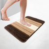 Badematte Rutschfeste, Mikrofaser Badezimmerteppich Farbverlauf 40x60cm Beige - vuunot.com
