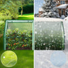 Mini Gewächshaus 180x90x90cm, Foliengewächshaus für Balkon, Garten, Tomatengewächshaus PE-Folie 135g/m², Grün - vuunot.com