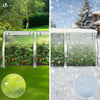 Mini Gewächshaus 270x90x90cm, Foliengewächshaus für Balkon, Garten, Tomatengewächshaus PE-Folie 135g/m², Weiß - vuunot.com