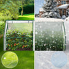 Mini Gewächshaus 180x90x90cm, Foliengewächshaus für Balkon, Garten, Tomatengewächshaus PE-Folie 135g/m², Weiß - vuunot.com