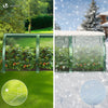 Mini Gewächshaus 270x90x90cm, Foliengewächshaus für Balkon, Garten, Tomatengewächshaus PE-Folie 135g/m², Grün - vuunot.com