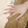 Badematte Rutschfeste, Mikrofaser Badezimmerteppich Farbverlauf 60x90cm Beige - vuunot.com