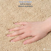 Badematte Rutschfeste Mikrofaser Badezimmerteppich 60x110cm Beige - vuunot.com
