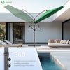 Ampelschirm mit Schutzhülle, Sonnenschirm 300cm Grün - vuunot.com