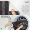 2er-Set Chenille Badematte Rutschfeste, Mikrofaser Badezimmerteppich 40x60cm Grau - vuunot.com