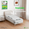 2er-Set Matratzenschoner 90x190x30cm, wasserdichte Atmungsaktive Matratzenauflage Weiß - vuunot.com