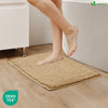 2er-Set Badematte Rutschfeste Mikrofaser Badezimmerteppich 40x60cm Beige - vuunot.com