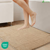 Badematte Rutschfeste Mikrofaser Badezimmerteppich 60x90cm Beige - vuunot.com