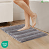 Chenille Badematte Rutschfeste, Mikrofaser Badezimmerteppich 50x80cm Grau - vuunot.com