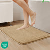 Badematte Rutschfeste Mikrofaser Badezimmerteppich 50x80cm Beige - vuunot.com