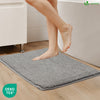 2er-Set Badematte Rutschfeste Mikrofaser Badezimmerteppich 50x80cm Grau - vuunot.com