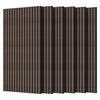 6er Set Akustikpaneele 120 × 60 × 2,1 cm, Akustik Wandpaneele in Holzoptik Dunkel-Eiche - vuunot.com