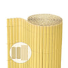 PVC Sichtschutzmatte 90x500 cm, Sichtschutz für Balkon Terrasse, Bambus - vuunot.com