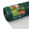 Drahtgitter 1x10m auf Rolle, Maschenweite 13 mm, Drahtstärke 0.8 mm, PVC Grün - vuunot.com