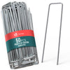 50 Stück Erdanker verzinktes Metall, U-förmige Bodenanker 150 × 30 mm, Ø 3 mm - vuunot.com