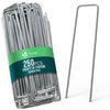 250 Stück Erdanker verzinktes Metall, U-förmige Bodenanker 150 × 30 mm, Ø 3 mm - vuunot.com