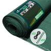 Zaunblende 1×10m, Sichtschutz Zaun 90 g/m² HDPE Schattiernetz, Grün - vuunot.com