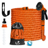 Flexibler Gartenschlauch 30m, Flexibel Wasserschlauch Dehnbarer mit 10 Sprühfunktionen, Orange - vuunot.com