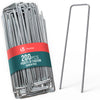 200 Stück Erdanker verzinktes Metall, U-förmige Bodenanker 150 × 30 mm, Ø 3 mm - vuunot.com