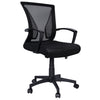 Bürostuhl ergonomisch, Schreibtischstuhl mit Lendenwirbelstütze Schwarz - vuunot.com