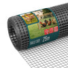Drahtgitter 0.5x25m auf Rolle, Maschenweite 13 mm, Drahtstärke 0.8 mm, PVC Grau - vuunot.com
