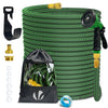 Flexibler Gartenschlauch 45m, Flexibel Wasserschlauch Dehnbarer mit 10 Sprühfunktionen, Messinganschlüssen,Grün - vuunot.com