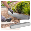 15er Set verzinkt Metall Rasenkante Beeteinfassung 100×13 cm, Silber - vuunot.com