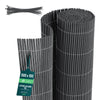 PVC Sichtschutzmatte Schilfmatte Sichtschutzzaun 100x500cm Anthracite - vuunot.com