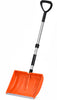 Schneeschieber Abnehmbar Schneeschaufel mit Alustiel Orange - vuunot.com