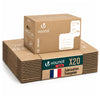 Umzugskartons 20 Stück, stabile Bücherkartons bis 25 kg 50 x 30 x 30 cm, 45 L - vuunot.com