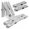 2 x Faltbare Auffahrrampe aus Verzinkter Stahl, Rutschfest Laderampen, 160 cm, Maximale Last 400kg - vuunot.com