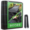 Unkrautvlies 2x10m mit Bodenanker, Gartenvlies Wasserdurchlässig 100g/m² - vuunot.com