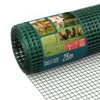 Drahtgitter 0.5x25m auf Rolle, Maschenweite 13 mm, Drahtstärke 0.8 mm, PVC Grün - vuunot.com