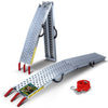 VOUNOT Faltbare Auffahrrampe, Laderampen 400 kg max Faltrampe, 196cm - vuunot.com
