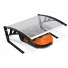 Mähroboter Garage Carport 82x80x46 cm mit Metallfüßen, Transparent - vuunot.com