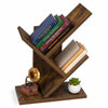 Bücherregal Baumform Standregal Bücher Regal 30x16x40,5 cm Braun - vuunot.com