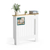 Heizkörperverkleidung 78x19x82 cm Heizkörperabdeckung Weißeiche - vuunot.com