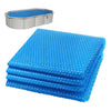 Pool Solarabdeckplane Rechteckig 600x400 cm, Pool  Solarplane Stärke 120 µm, Solarfolie Pool  Zuschneidbar Blau - vuunot.com