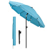 Sonnenschirm Strandschirm 200cm mit Tragetasche und Bodenanker Türkis - vuunot.com