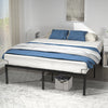 Bettgestell 180x200 cm Metallbett mit Lattenrost und Stauraum unter dem Bett - vuunot.com
