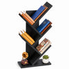 Bücherregal Baumform Standregal Bücher Regal 30x16x60 cm Schwarz - vuunot.com