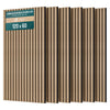 6er Set Akustikpaneele 120 × 60 × 2,1 cm, Akustik Wandpaneele in Holzoptik Hell-Eiche - vuunot.com