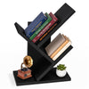 Bücherregal Baumform Standregal Bücher Regal 30x16x40,5 cm Schwarz - vuunot.com