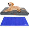 Orthopädisches Hundebett mit Kühlmatte, Hundekissen Mittelgroße Hunde 91x70cm - vuunot.com