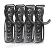 Fahrradhalter Wand 4er-Set zum Aufhängen, Ideal für Garage o. Keller, schwarz - vuunot.com