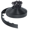 Flexible Rasenkante Beeteinfassungen Kunststoff, mit 40 Erdanker, Länge 20m Höhe 5cm, Anthrazit - vuunot.com