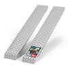 2x Auffahrrampe aus Verzinkter Stahl, Rutschfest Laderampe,135 cm, Maximale Last 400kg - vuunot.com